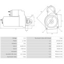 Motorino avviamento Citroën XM 2.1-1