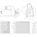 Motorino avviamento Fiat DUCATO 2.3-1