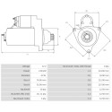 Motorino avviamento Audi A3 2.0-1