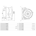 Alternatore Fiat DUCATO 150 3.0-1